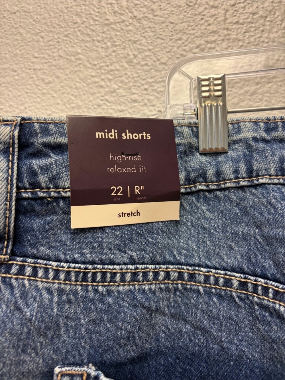 Womens Jean Shorts Size 22 #527 - Picture 3 of 3